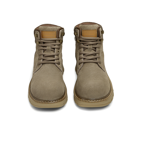 天美意2024冬新款户外登山工装百搭休闲大黄靴女马丁靴KGX01DD4