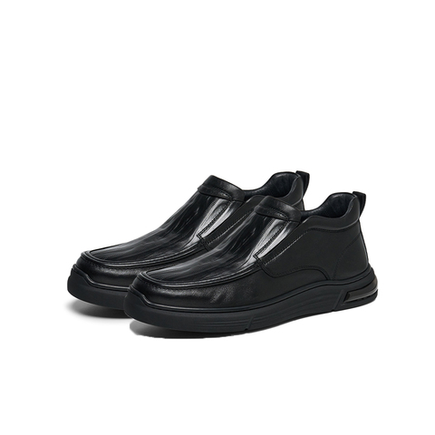 天美意2024冬新款商场同款一脚蹬商务休闲男休闲皮鞋EWX02DD4