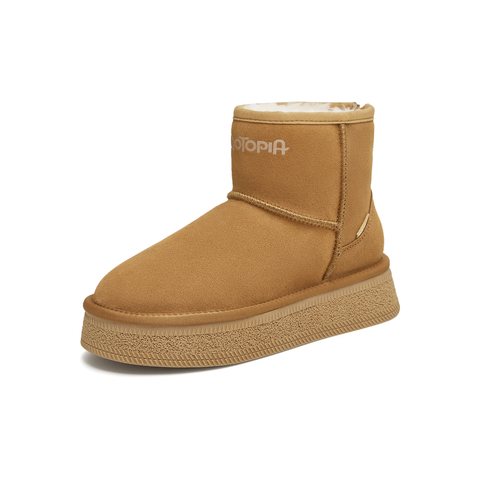 天美意2024冬新款商场同款疯狂动物城联名百搭女雪地靴CSH41DD4