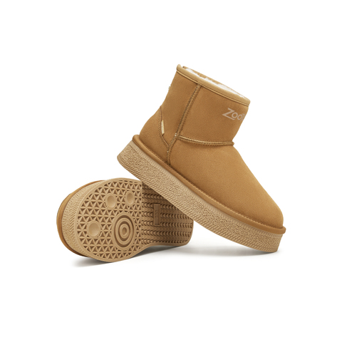 天美意2024冬新款商场同款疯狂动物城联名百搭女雪地靴CSH41DD4