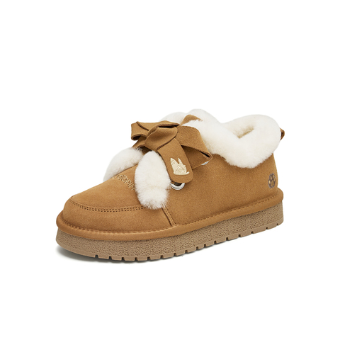 天美意2024冬新款商场同款疯狂动物城联名百搭女雪地靴CNA21DM4