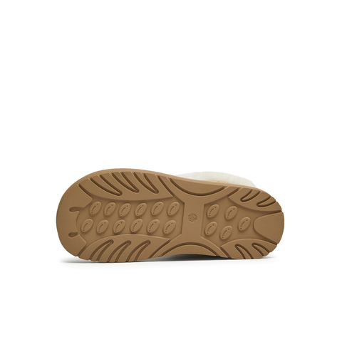 天美意2024冬新款毛绒保暖厚底百搭户外棉鞋女雪地靴KXD03DD4