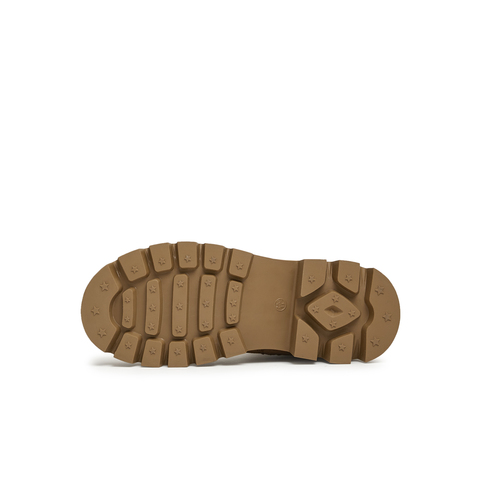 天美意2024冬新款商场同款纯色复古百搭保暖女雪地靴BK141DZ4