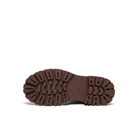 天美意2024冬套筒英伦风切尔西靴烟筒靴单绒毛女中靴QEX08DZ4