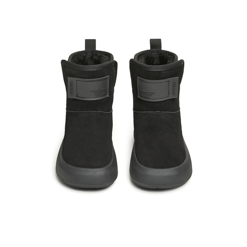 天美意2024冬新款厚底时尚加绒雪地靴保暖休闲百搭女靴KXD18DD4