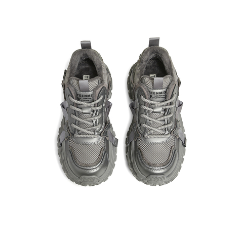 天美意2024冬新款时尚休闲百搭复古厚底运动女老爹鞋KG058DM4