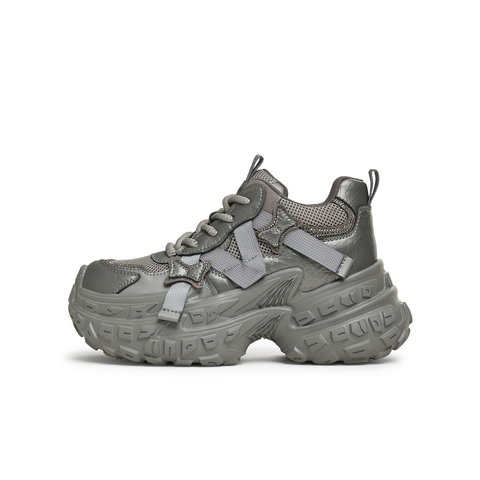 天美意2024冬新款时尚休闲百搭复古厚底运动女老爹鞋KG058DM4