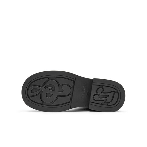 天美意2024冬新款一脚蹬复古中筒美拉德百搭女时装靴KXZ03DZ4