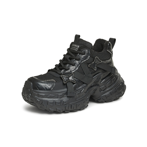 天美意2024冬新款时尚休闲百搭复古厚底运动女老爹鞋KG058DM4