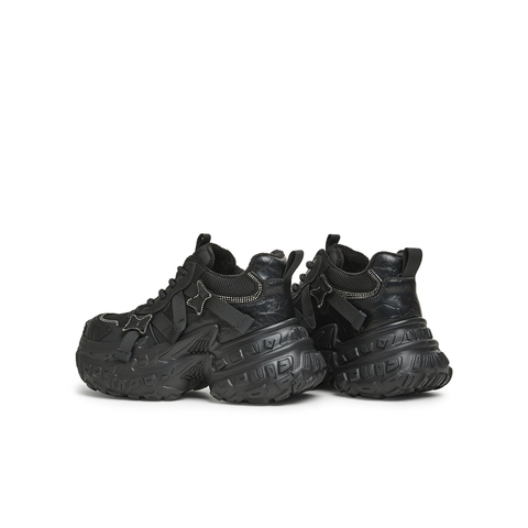 天美意2024冬新款时尚休闲百搭复古厚底运动女老爹鞋KG058DM4