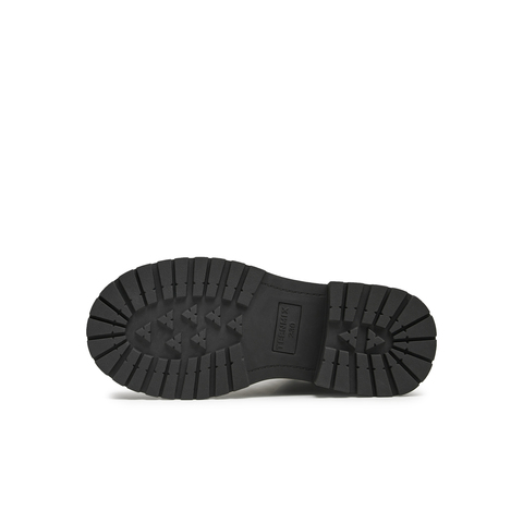 天美意2024冬新款商场同款粗跟擦色英伦短靴女马丁靴BJ831DD4