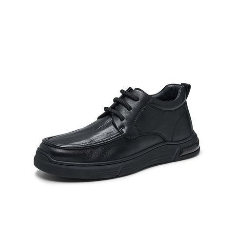 天美意2024冬新款商场同款通勤英伦风复古风男皮靴EWX01DD4