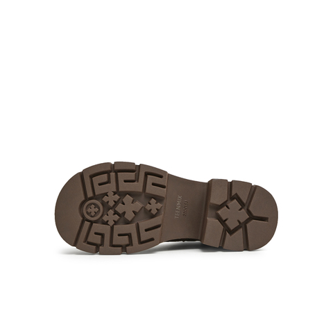 天美意2024冬新款商场同款复古户外厚底系带女马丁靴BK691DZ4