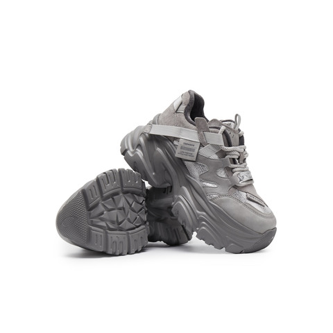 天美意2024冬新款商场同款厚底潮酷时尚休闲鞋女老爹鞋CJ820DM4