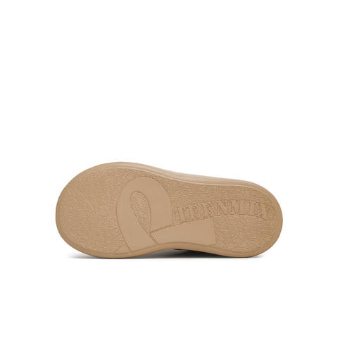 天美意2024冬新款商场同款时尚百搭纯色厚底女雪地靴CP541DD4