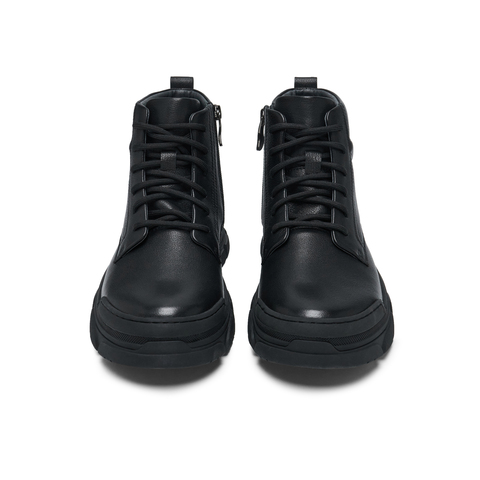 天美意2024冬新款商场同款休闲百搭纯色男户外工装靴DED11DD4