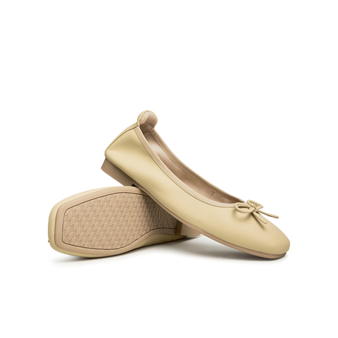 天美意2024秋商场同款蝴蝶结浅口单鞋经典百搭女休闲鞋BG961CQ4