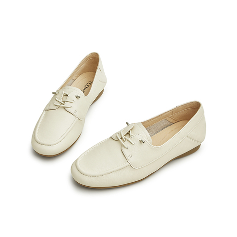 天美意2024秋新款舒适通勤文艺休闲简约风女单鞋AH003CM4