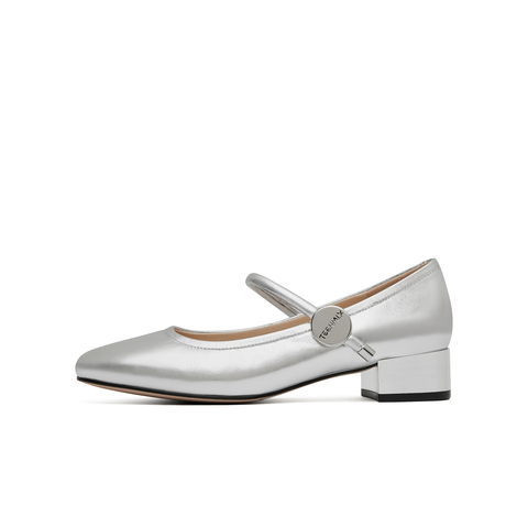 天美意2024秋新款通勤舒适日常百搭浅口单鞋女玛丽珍鞋KM015CQ4