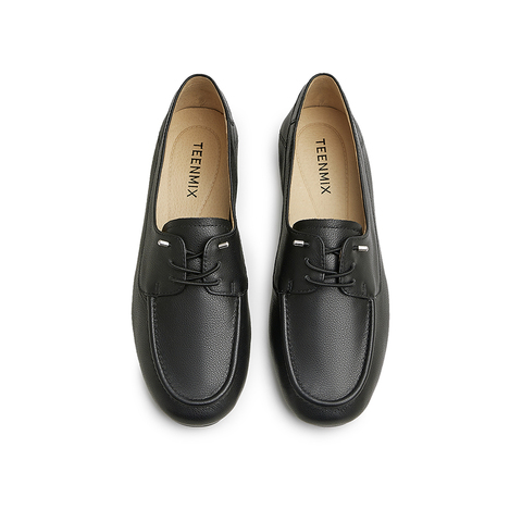 天美意2024秋新款舒适通勤文艺休闲简约风女单鞋AH003CM4