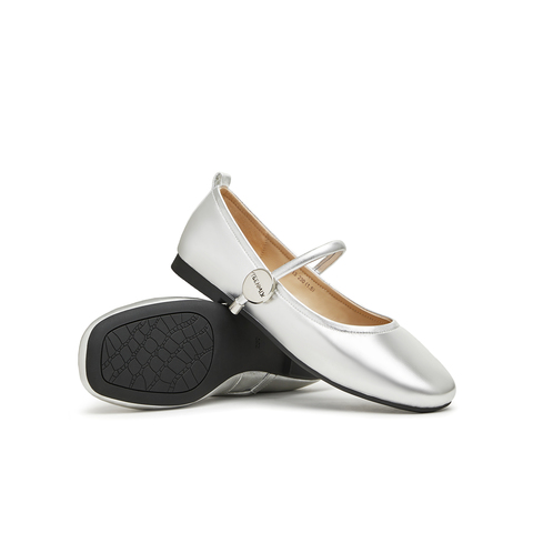 天美意2024秋新款时尚休闲优雅复古百搭浅口女玛丽珍鞋KM013CQ4