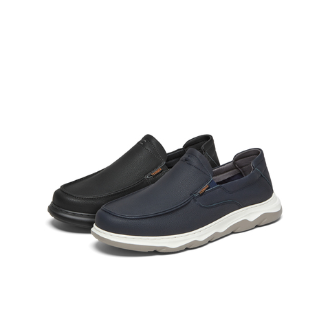 天美意2024秋新款商场同款一脚蹬百搭男商务休闲皮鞋3MT02CM4