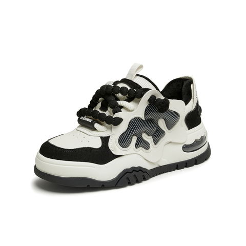 天美意2025春新款商场同款休闲百搭复古系带运动女板鞋CNE28AM5