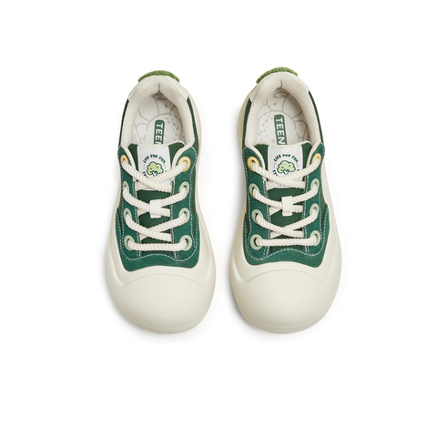 天美意2025春新款商场同款厚底拼色系带运动休闲女板鞋CP531AM5