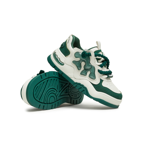 天美意2025春新款商场同款休闲百搭复古系带运动女板鞋CNE28AM5