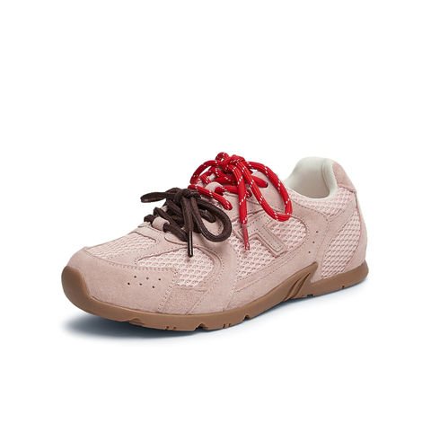 天美意2025春新款百搭复古休闲通勤运动风女德训鞋KG070AM5