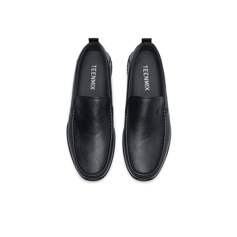 天美意2025春新款商场同款百搭通勤高级休闲男豆豆鞋3TW01AM5