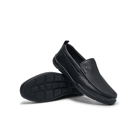 天美意2025春新款商场同款百搭通勤高级休闲男豆豆鞋3TW01AM5