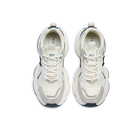 天美意2025春新款厚底舒适百搭系带休闲通勤男老爹鞋LDX24AM5