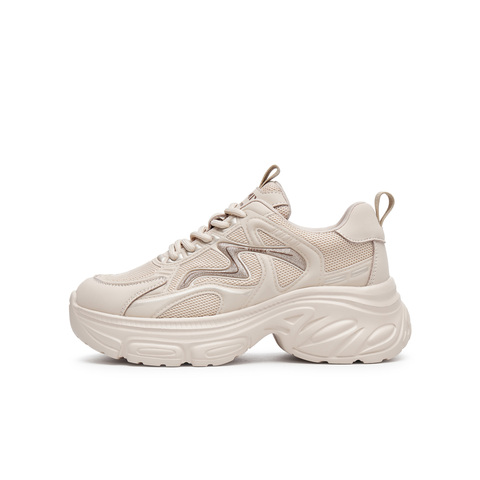 天美意2025春新款商场同款休闲系带厚底百搭女老爹鞋BK621AM5