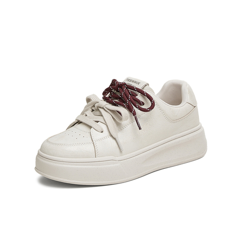 天美意2025春新款厚底百搭时尚通勤运动风女休闲板鞋KB064AM5