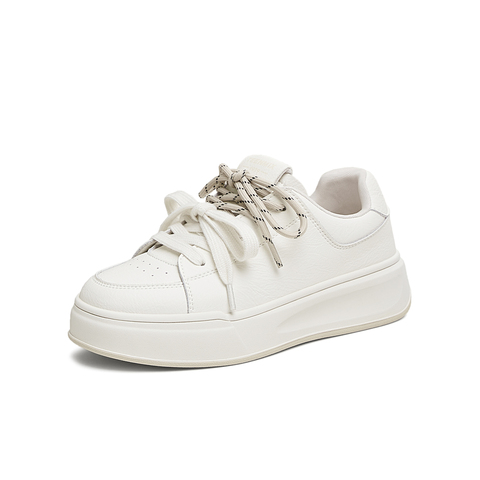 天美意2025春新款厚底百搭时尚通勤运动风女休闲板鞋KB064AM5