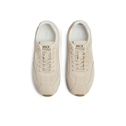 天美意2025春新款休闲系带平底复古运动鞋百搭女阿甘鞋KG072AM5