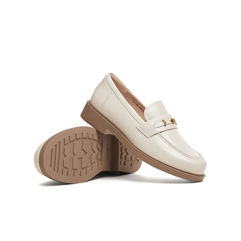 天美意2025春新款商场同款jk百搭时尚通勤女乐福鞋CXC48AA5