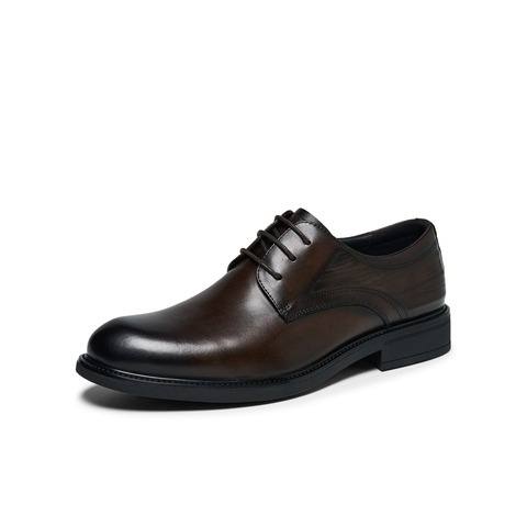 天美意2025春新款商场同款通勤商务英伦男正装皮鞋3TP01AM5