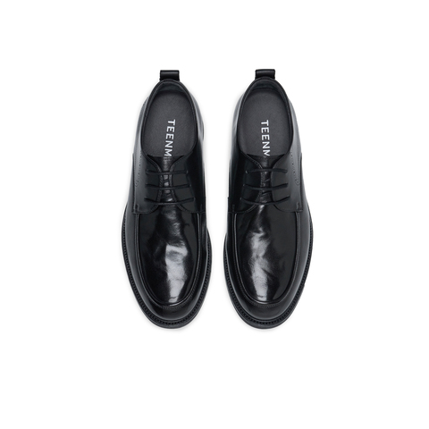 天美意2025春新款商场同款百搭商务通勤男正装皮鞋3UA01AM5