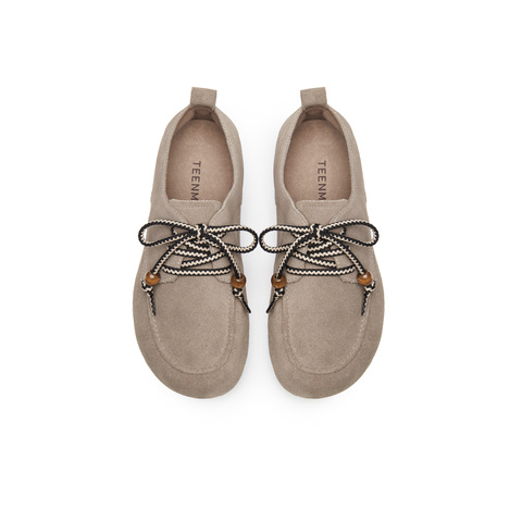 天美意2025春新款商场同款软木鞋复古百搭系带女勃肯鞋CHS24AM5