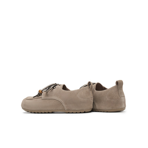 天美意2025春新款商场同款软木鞋复古百搭系带女勃肯鞋CHS24AM5