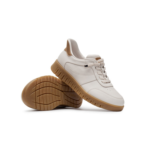 天美意2024冬新款商场同款休闲系带平底女舒适满帮鞋CMA29AM5