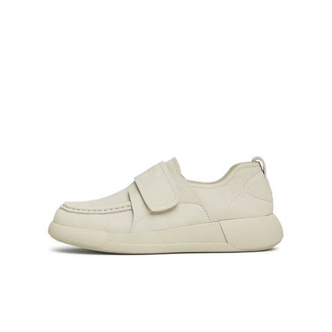 天美意2025春新款商场同款厚底魔术贴复古单鞋女乐福鞋BK371AM5