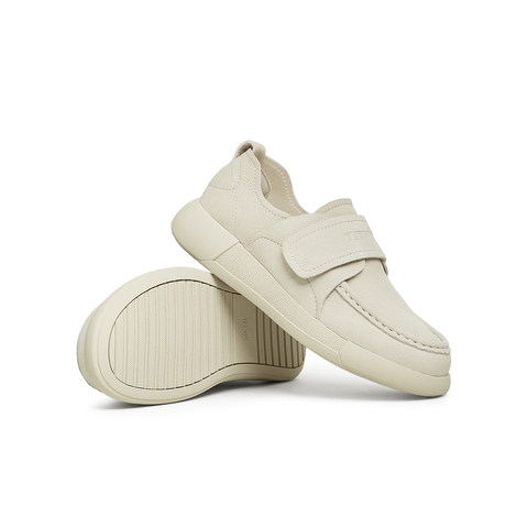 天美意2025春新款商场同款厚底魔术贴复古单鞋女乐福鞋BK371AM5