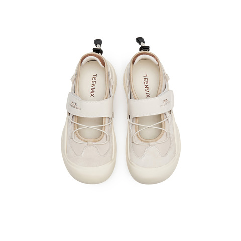 天美意2025春新款厚底时尚百搭小个子复古风女休闲鞋KH001AA5