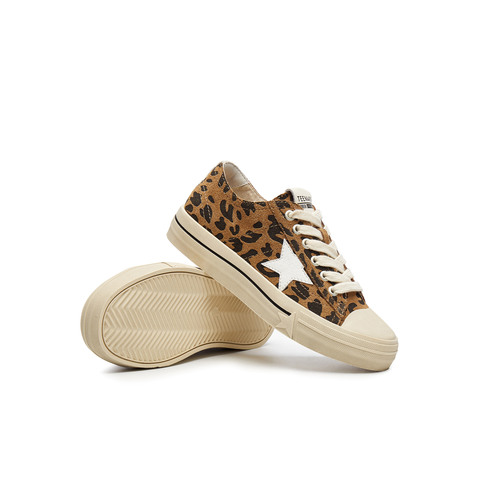 天美意2025春新款百搭时尚通勤潮流复古风女休闲板鞋KB065AM5