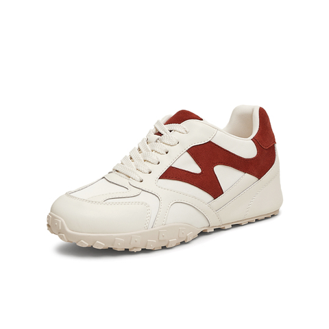 天美意2025春新款休闲运动百搭复古系带女阿甘鞋德训鞋KG078AM5