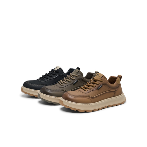 天美意2025春新款商场同款舒适通勤英伦百搭男工装鞋3US01AM5