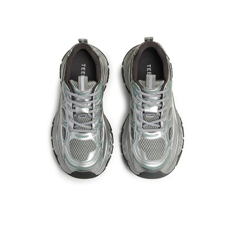 天美意2025春新款商场同款休闲系带厚底百搭女老爹鞋BK661AM5